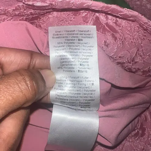 Ganni NWT Elegant Pink Lace Dress size