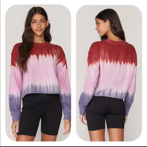 Spiritual Gangster  Dip Dye Mazzy Crop Sweatshirt