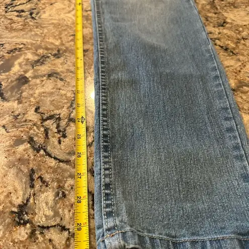 Ruff Hewn Jeans Embroidered Pocket Jeans Light Wash Womens Size 8 Spandex