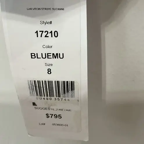 NINA MCLEMORE Jacket Blazer Chevron Stripe Multicolor Suzanne Sz 8 $795 NWT Black