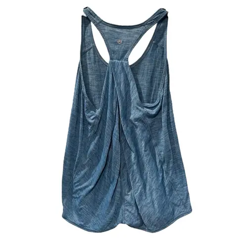 Lululemon  Women's Essential Tank Heathered Brilliant Blue Sz 8