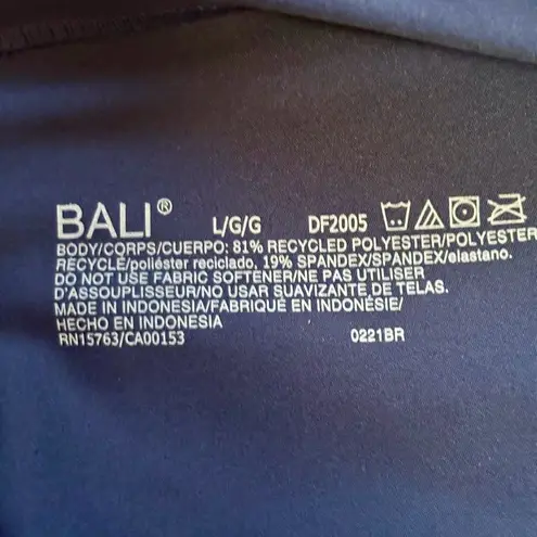 Bali Be Kind Navy Exercise Leggings | Size Large | NWT