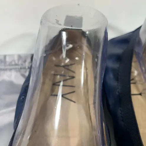 YOSI NEW YORK FOLDABLE BALLET FLATS TRAVEL WOMEN NAVY BLUE SZ 10 NEW