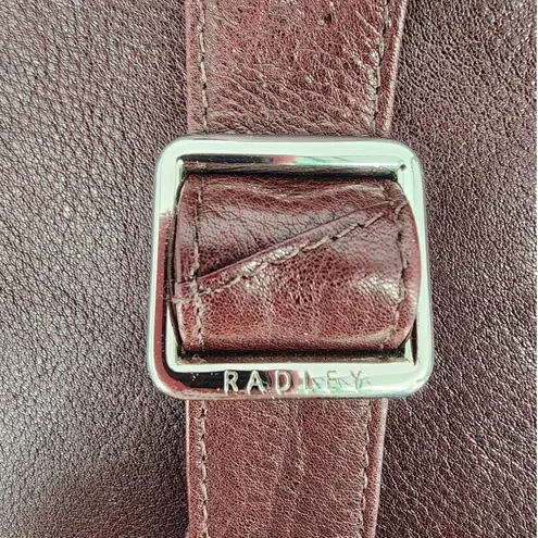 Radley London Dark Brown Pebbled Leather Crossbody Bag