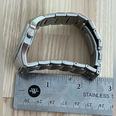 Caravelle New York by Bulova Ladies Watch Silver Pave Stainless Bracelet Dial