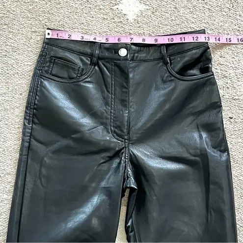 Wilfred Aritzia The Melina Super High Rise Vegan Leather Pants in Black Size 4
