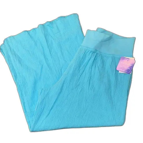 Fresh Produce Gauzy Cotton Capri Wide Leg Pants, Size Small NWT