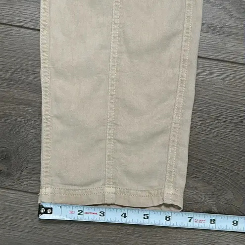 Faherty Arlie High Rise Tapered Casual Pants Safari Tan Size Small
