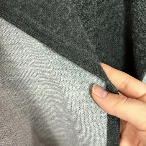 Blanc Noir BNCI grey bicolor wool blend longline cardigan size S Gray