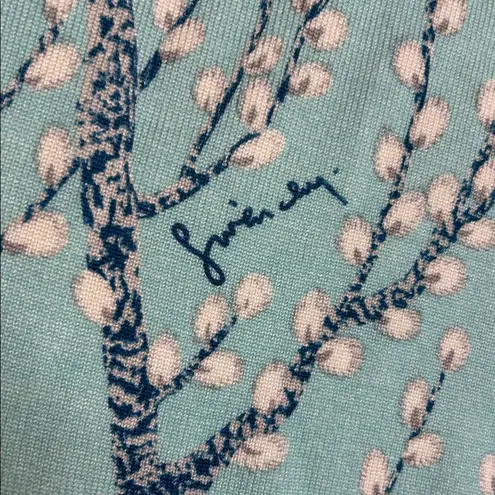 Givenchy Sport P Willow Plant Shirt Long Sleeve Light Blue Vintage Size Medium