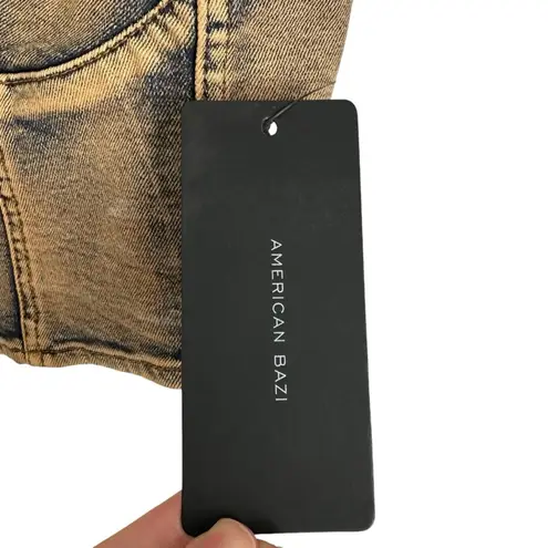 American Bazi Dyed Acid Copper Denim Corset Top NWT XL Castlecore Whimsygoth