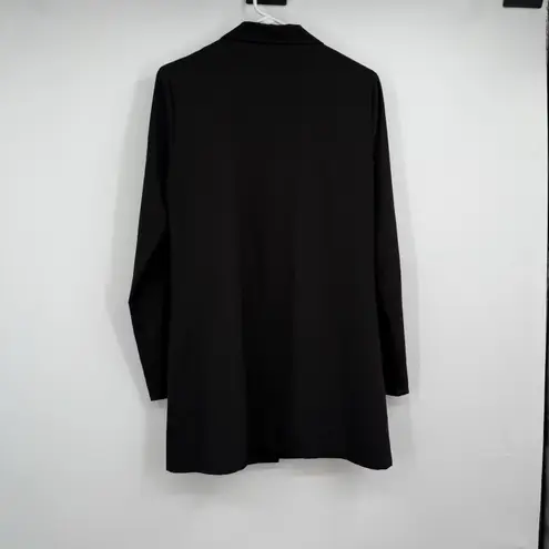 Womens DSTLD Black M 3 Button Blazer Minimalist Business Career Pockets Size M