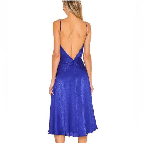 Katie May Sway Zeee Dress in Sapphire Blue Midi Extra Small
