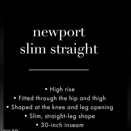 Boston Proper Newport Slim Straight White Denim High Rise Jeans Size 12