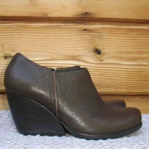 Kork-Ease Womens Size 7 Brown Holmes Wedge Bootie Shoe