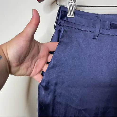 Cami NYC Navy Blue Drawstring Pull On Silk Pants XS