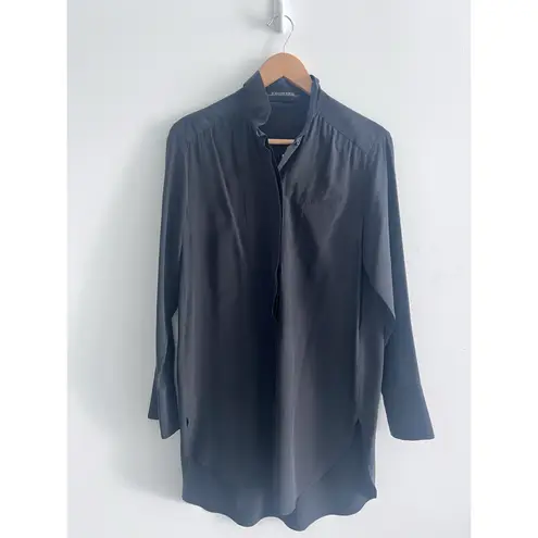 By Malene Birger NWT top size Extra Small 32 black blue blouse tunic new with tags