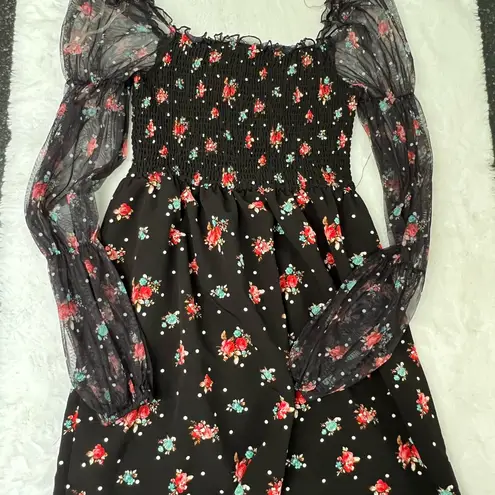 Floral Long Sleeve Dress