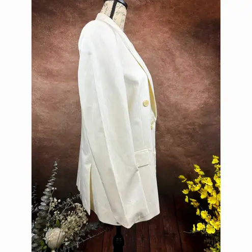 Zadig & Voltaire Vina Coton Blazer - Cream- size 40 (4)