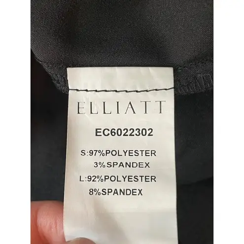 Elliatt Halle Open Back Jumpsuit Black Womens Size XL