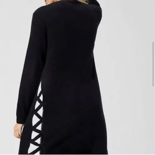 LNA Brushed River Crisscross sides Cream Open Front Long Sleeve Cardigan small