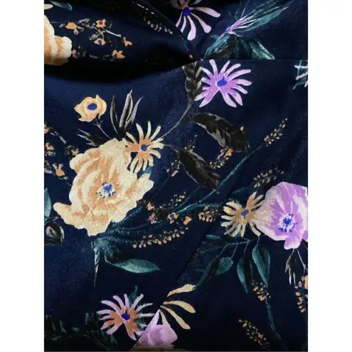 Lost + Wander New. navy floral wrap dress. XS. Retails $98