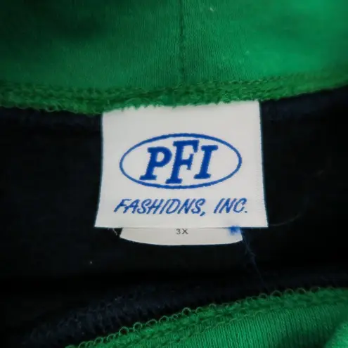 Vintage 90s Ireland Shamrock St. Patrick’s Day Embroidered Sweatshirt Size XL