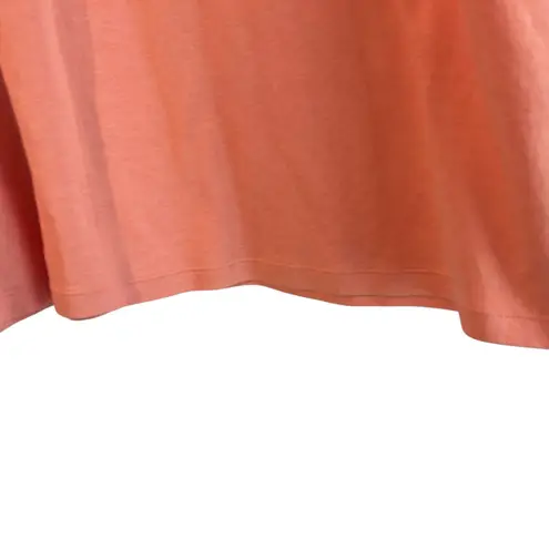 kim rogers Perfectly Soft Top Tunic 4X Peach 3/4 Sleeve Crew Neck Minimalist