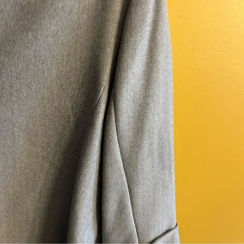 Giorgio Sant' Angelo 2 piece ladies herringbone grey professional pant suit 6 P Gray Size 6P