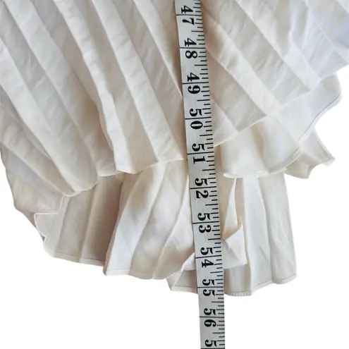 ALC Frank A.L.C. Dahlia one-shoulder cutout pleated crepe maxi dress NEW