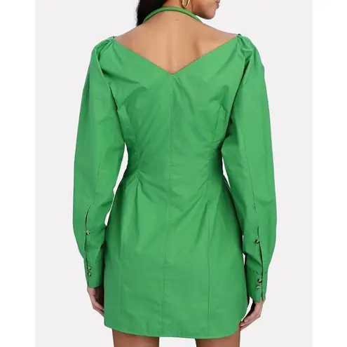 Nanushka Alyssa Dress in Green Womens Shirtdress Mini