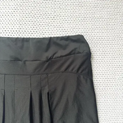 Peter Millar  Black E4 Wicking Athletic Tennis Skort Skirt Built In Shorts Small