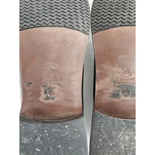 I.N.C. International Concepts Red/brown Leather Loafers Womens 8.5 Brown