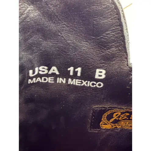 Women’s J.B. Dillon Reserve Distressed Turquoise Patina Western Boots – Size 11B Brown