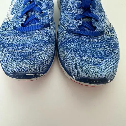 Nike  Sneakers Womens 6 Blue Free 5.0 FlyKnit Tennis Shoes