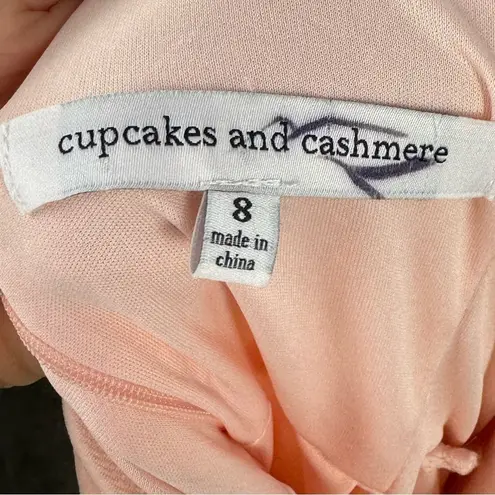 Cupcakes and Cashmere Wales Velvet Dress in Rose Smoke Size 8 Pink