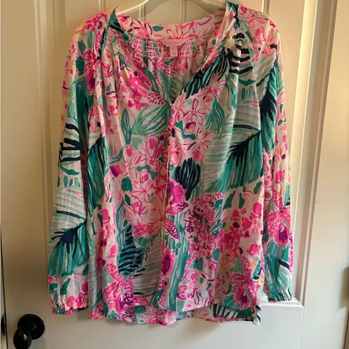 Lilly Pulitzer  button down size small