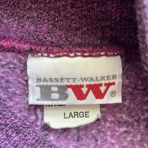 Vintage Ski Skired River Sweatshirt Womens L 90s 80s Purple Fleece Y2K Cyberpunk Size L