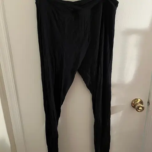 Cuddl Duds Soft Black Stretch Pants
