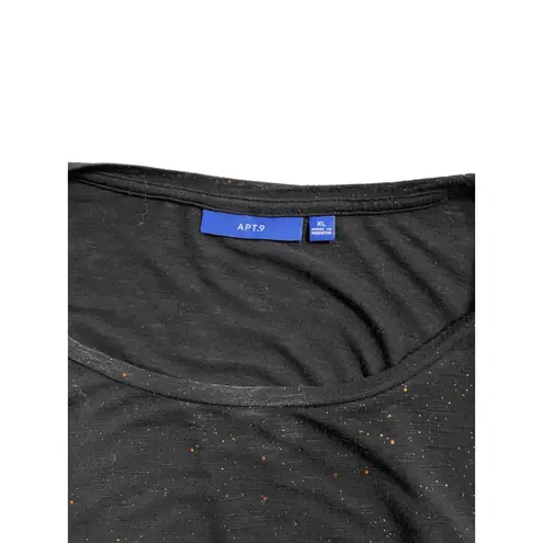 Apt. 9 Women's Black Top XL Gold