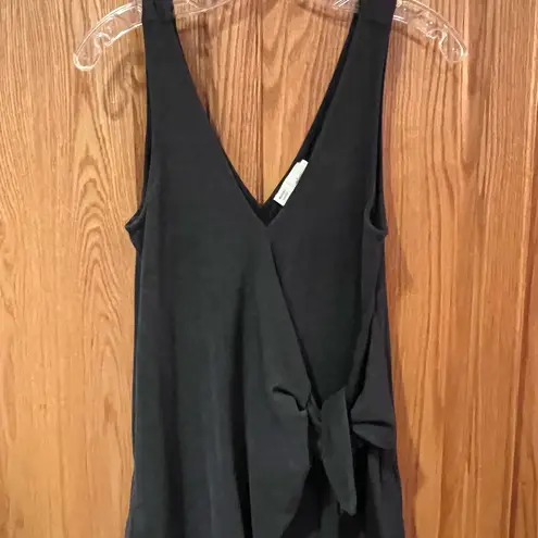 Anthropologie Saturday Sunday Daytripper Wrap Front Tie Jersey Knit Jumpsuit XS Gray