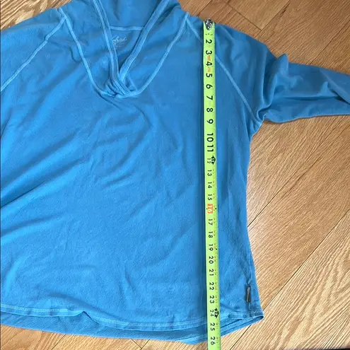 Woolrich Blue Oversized Long Sleeve Blouse