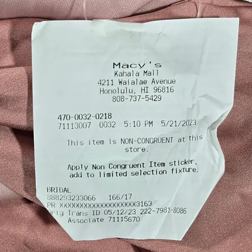 Dessy Collection One Shoulder Ruched Empire Waist Bridesmaid Formal Gown 16 3111 Pink