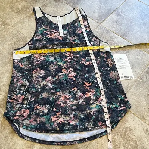 Lululemon NWT  Athletica Sculpt 2 Tank Top Dapple Dazed Multi Floral mesh size 6 - Image 6