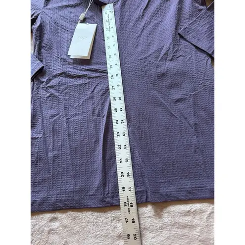 Hugo Boss Women's Jersey 515 Med Purple V-Neck 3/4 Sleeve Size M NWT