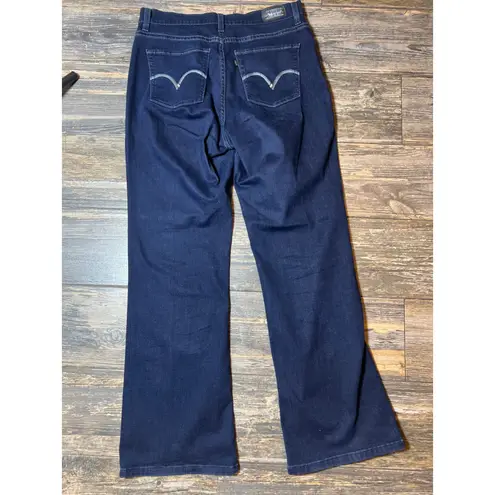 Levi's ‎ 512 Bootcut Jeans Perfectly Slimming Dark Wash Denim Size 14 Stretch