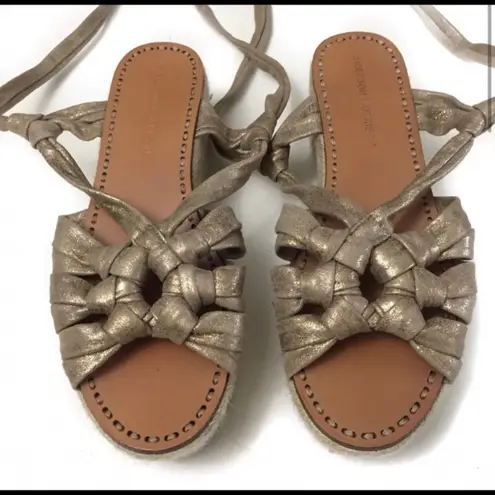 Sigerson Morrison Cosie Lace Up Platform Sandals Size 6