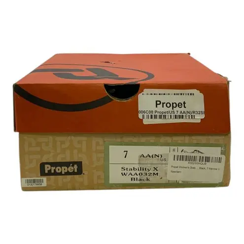 Propet Stability X Walking Shoe Black US Women's 7 AA(N)