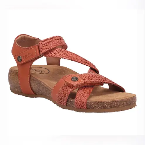 Taos Footwear Terracotta Burnt Orange‎ Braided Sandals Trulie Gladiator Shoes Orange Size 9