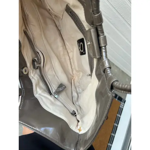 Sondra Roberts 2 Woven Cork Crescent Shoulder Bag Purse Basket Weave Tote Brown - Image 16